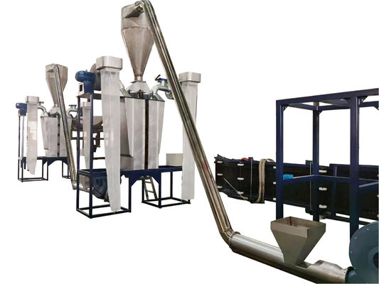 kopen Zigzag papierlabel verwijder single-screw pet fles recycling line automatisch online manufacture