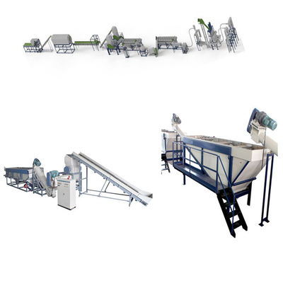 HDPE-flesreinigermachine Automatische kunststofflesbreker voor recycling