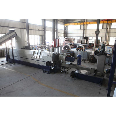 Eenvoudige schroef plastic pelletizing recycling machine 75 kW voor precieze en consistente productie