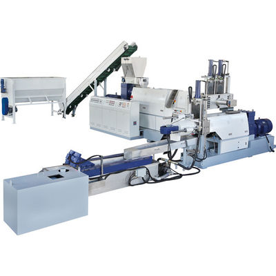 Vacuumplastic Recycling Equipment Double Stage Plastic Pelletizing System PLC Control