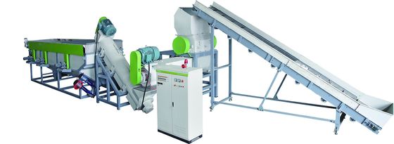500 kg/uur - 2500 kg/uur Plastic Wasmachine Recycling Automatic PE Film Washing Line