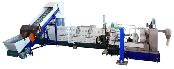250 kg/uur - 300 kg/uur enkel schroefgranulator voor extruder voor plastic recycling