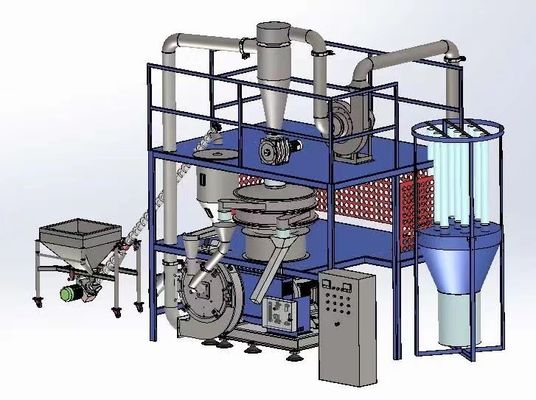 LDPE / HDPE Plastic Granulator Plastic Pulverizer Machine voor recycling