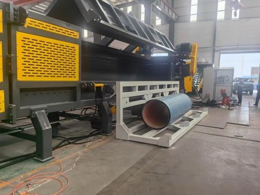 Automatische en hoogwaardige horizontale machine voor het versnipperen en granulateren van HDPE- en PVC-buizen