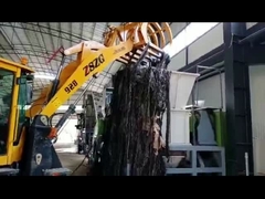 Landbouwfilmspoelmachine Plastic recycling machine met verplettering drogen