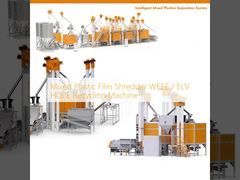 Gemengde plastiekfilmscherper WEEE / ELV HDPE-recyclingmachine
